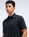 Flying Machine Vertical Stripe Dobby Shirt