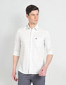 Arrow Sports Spread Collar Twill Shirt