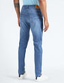 Flying Machine Slash Slim Tapered Mid Rise Jeans