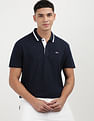 Tommy Hilfiger Neck Branded Cotton Polo Shirt