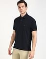 Tommy Hilfiger Solid Regular-Fit Cotton Polo Shirt