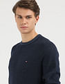 Tommy Hilfiger Pima Organic Cotton Cash 2 Tone Sweater