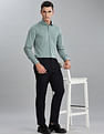 Tommy Hilfiger Solid Slim Fit Plain Woven Shirt