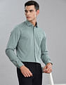 Tommy Hilfiger Solid Slim Fit Plain Woven Shirt