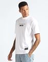 Flying Machine Graphic Foil Print Relaxed T-Shirt