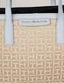 Tommy Hilfiger Logo Beige Cotton Handbags