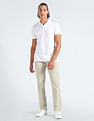 Calvin Klein Solid Tapered Chinos