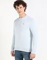 Tommy Hilfiger Solid Regular-Fit Cotton Sweater