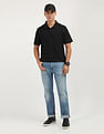Calvin Klein Drop Needle Waffle Polo Shirt