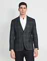 Arrow Tartan Check Knit Blazer