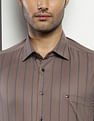 Tommy Hilfiger Cutaway Collar Twill Shirt