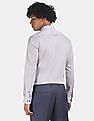 Arrow Newyork Spread Collar Slim Fit Solid Shirt