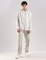 Calvin Klein Jeans Vertical Stripes Slim Fit Plain Woven Shirt