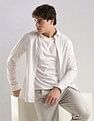 Calvin Klein Jeans Vertical Stripes Slim Fit Plain Woven Shirt
