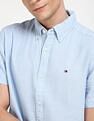Tommy Hilfiger Solid Regular-Fit Linen Shirt