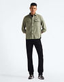 Flying Machine Slim Fit Washed Chambray Shirt