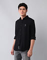 U.S. Polo Assn. Denim Co. Pure Cotton Regular Fit Dobby Shirt
