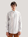 Calvin Klein Jeans Vertical Stripes Slim Fit Dobby Woven Shirt