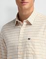 Arrow Sport Micro Checked Cotton Shirt