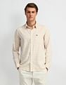 Arrow Sport Micro Checked Cotton Shirt