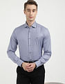 Tommy Hilfiger Satin Puppytooth Slim Fit Shirt