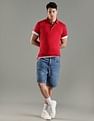 Tommy Hilfiger Solid Slim Fit Cotton Polo T-Shirt