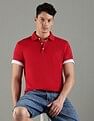Tommy Hilfiger Solid Slim Fit Cotton Polo T-Shirt