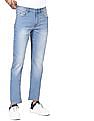 Calvin Klein Men Blue Mid Rise Stone Wash Jeans
