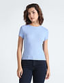 Tommy Hilfiger Sustainable Rib Knit Solid T-Shirt