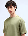 Flying Machine Textured Cotton T-Shirt
