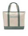 Tommy Hilfiger Colorblock Green Cotton Handbags