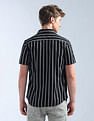 Flying Machine Vertical Striped Slim Fit Shirt