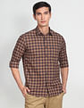 Arrow Sports Cotton Checked Tennis Club Casual Shirt