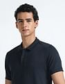 Flying Machine Horizontal Stripe Cotton Polo Shirt