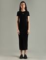 Tommy Hilfiger Cotton Crew Neck Bodycon Dress