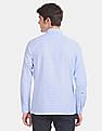 Arrow French Placket Long Sleeve Check Formal Shirt