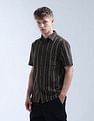Flying Machine Vertical Striped Color Of Home Shirt