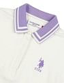 U.S. Polo Assn. Women Tipped Collar Regular Fit Polo Shirt