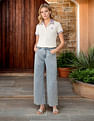 U.S. Polo Assn. Women Tipped Collar Regular Fit Polo Shirt