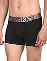 Calvin Klein Underwear Men Black Mid Rise Solid Trunks