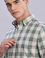 Tommy Hilfiger Checked Regular Fit Plain Woven Shirt