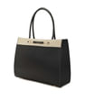 U.S. Polo Assn. Women Alina Colour Blocked Satchel Bag