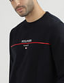 Tommy Hilfiger Crew Neck Brand Print Sweatshirt