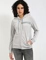 Calvin Klein Jeans Regular-Fit Polyester Hooded Neck Sweat Shirt