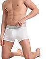 Calvin Klein Underwear Men Assorted Branded Waist Mid Rise Trunks - Pack Of 3
