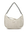 Tommy Hilfiger Quilted Beige Pu Shoulder Bag