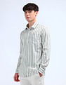 Flying Machine Regular Fit Striped Shirt