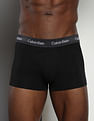 Calvin Klein Underwear Cotton Spandex Low Rise Trunks - Pack Of 3