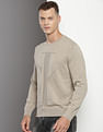 Calvin Klein Tonal Logo Cotton Sweater