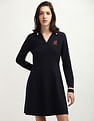 Tommy Hilfiger Polo Collar Sweater Dress